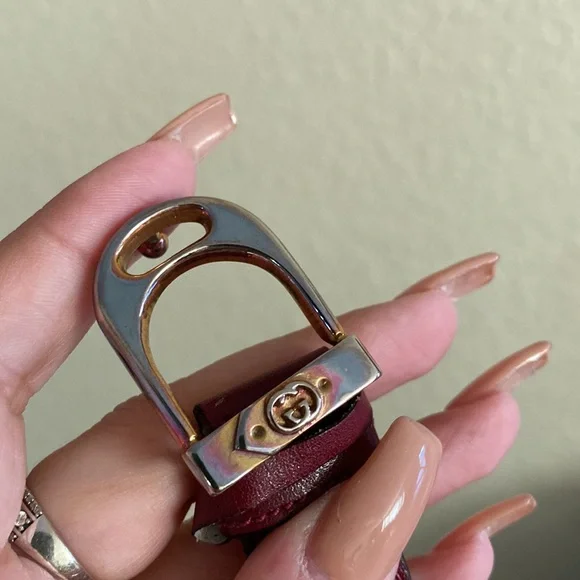 Gucci Maroon women’s belt - Picture 4 of 10